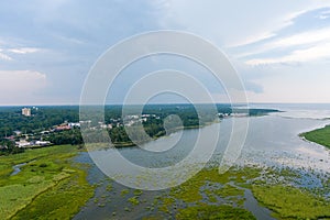 Daphne, Alabama on a humid summer day