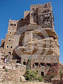 Dar al Hajar - the rock palace near Sanaa - Yemen photo