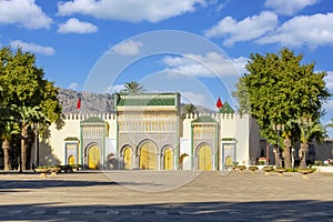 The Royal Palace of Fez in Morocco, Africa photo