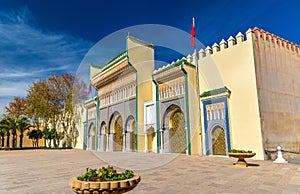 Dar El-Makhzen, the Royal Palace in Fes, Morocco photo