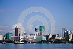 Dar es salaam view from the sea photo