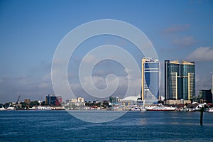 Dar es salaam view from the sea photo