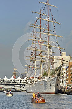 The Dar Mlodziezy tall ship