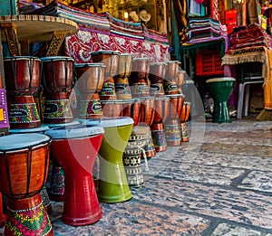 Darbuka, market in Old Jerusalem