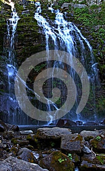 The Dardagna waterfalls are located in the upper Bolognese Apennines on the Dardagna stream photo