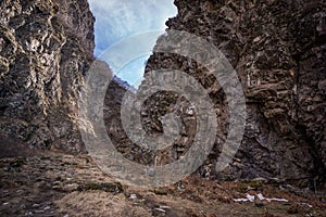 Darial gorge in kazbegi