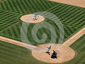Daric Barton pops up a pitch from Sean O'Sullivan