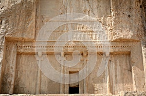 The tomb of Darius I, Naqsh-e Rustam, Iran photo