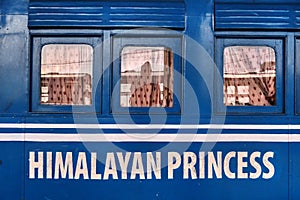 Darjeeling, West Bengal, India - 22 June 2022, Darjeeling Himalayan Railway at Station, Darjeeling Himalayan railway is a UNESCO