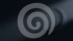 Dark Abstract Background with Subtle Circular Element and Light Gradient