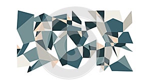 Dark Abstract Geometric Cubes Pattern Vector, vector design Generative AI