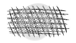 Dark Abstract Grid Pattern Technical Background, vector design Generative AI