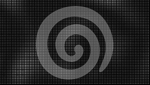 Abstract grayscale pattern of intersecting lines and dots