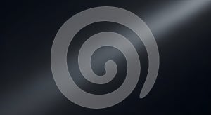 Dark abstract surface with a sharp diagonal light beam