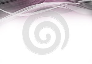 Dark abstract waves on a white background