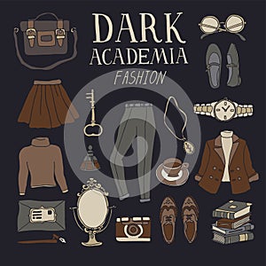 Dark Academia concept