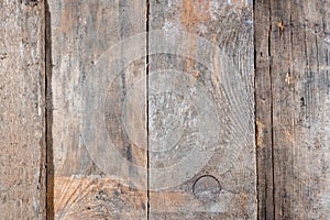 Dark aged grunge wooden planks background. Board, drawer or wooden fence