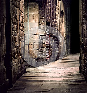 Dark alley