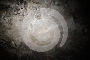 Dark background, dark-colored grunge texture, blank wall