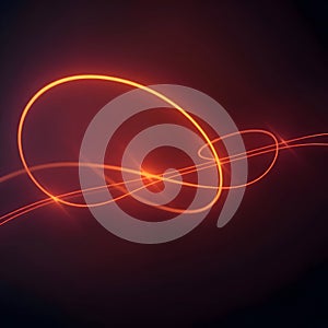 Dark Background with Elegant Light Trails