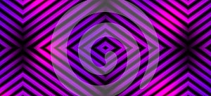 Neon background, cage of light rays