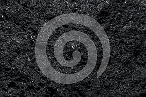 Dark background with the texture of a piece of coal