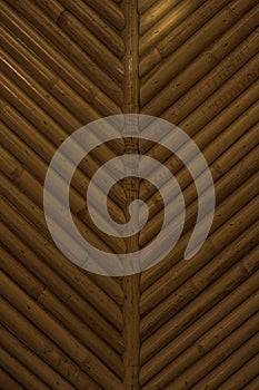 Dark bamboo woven texture