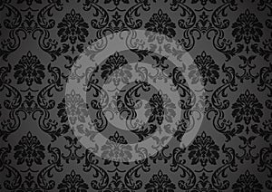 Dark baroque wallpaper