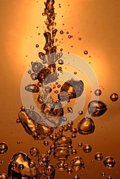 Classic beer bubbles