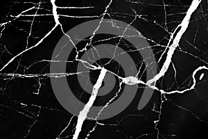 Dark black marble background with nature white vien hamper seamless patterns