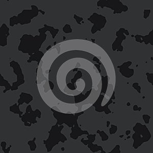 Dark black seamless camo pattern