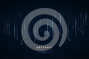 Dark blue abstract circuit technology cyberspace background,speed data transfer background,technology communication analysis vecto photo