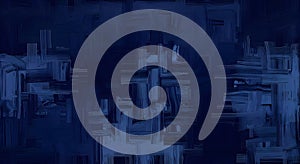 Dark blue abstract texture with rectangular shapes