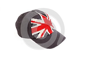 Dark Blue baseball cap with British Flag