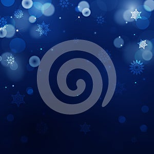 Dark blue blur background for christmas