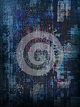 Dark Blue Canvas Background