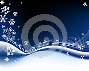 Dark blue Christmas background