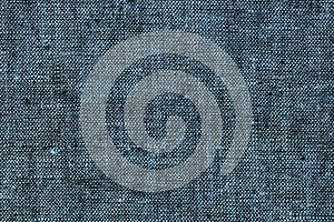 Dark blue color linen fabric texture in high resolution