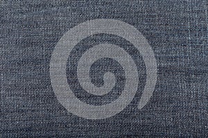 Dark blue denim fabric background