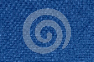 Dark blue fabric cloth texture background, seamless pattern of natural textile