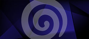 Dark Blue Geometric Abstract Background
