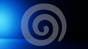 Dark blue gradient studio background with subtle light effect abstract