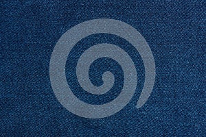 Dark blue jeans texture close up