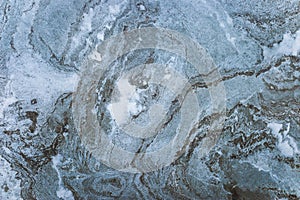 Dark blue marble texture background