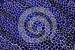 Dark blue mosaics