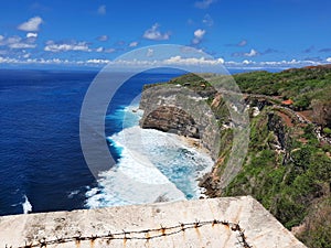 dark blue ocean in the bali