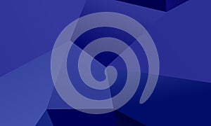 Dark blue polygon background with triangles of different shape and size Geometric pattern, backdrop.