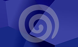 Dark blue polygon background with triangles of different shape and size Geometric pattern, backdrop.