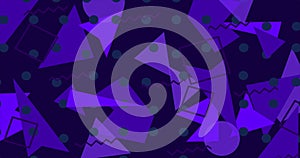 Dark blue and purple graphic geometric abstract background with shape pattern