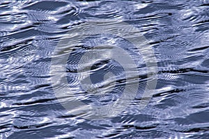 Dark rippling water surface background